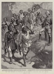 For the Defence of Chitral, an Incident in Drilling the New Levies